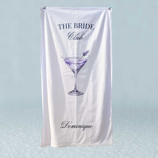 The Bride Social Club ラベンダー カクテル ビーチタオル