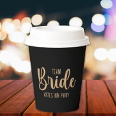 The Bride Team Elegant Bachelorette 紙コップ