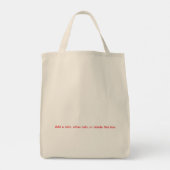 The Bride's Emergency Kit Tote Bag トートバッグ (裏面)