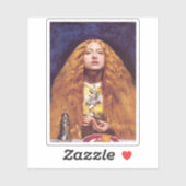 The Bridesmaid, c.1851 by John Everett Millais シール (シート)