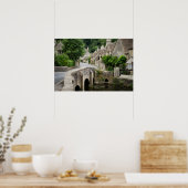 The bridge in Castle Combe, UK poster ポスター (キッチン)