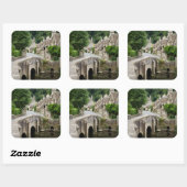 The bridge in Castle Combe, UK squareステッカー スクエアシール (シート)