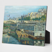 The Bridge of Louis Philippe, 1875 (キャンバス上の油) フォトプラーク (側面)