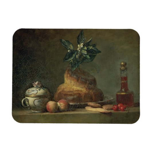 The Brioche or The Dessert, 1763 (キャンバス上の油) マグネット (横)