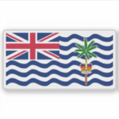 The British Indian Ocean Territory flag, Overseas シール (正面)