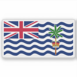 The British Indian Ocean Territory flag, Overseas  シール