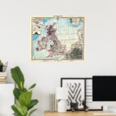 The British Isles ポスター (ホームオフィス)