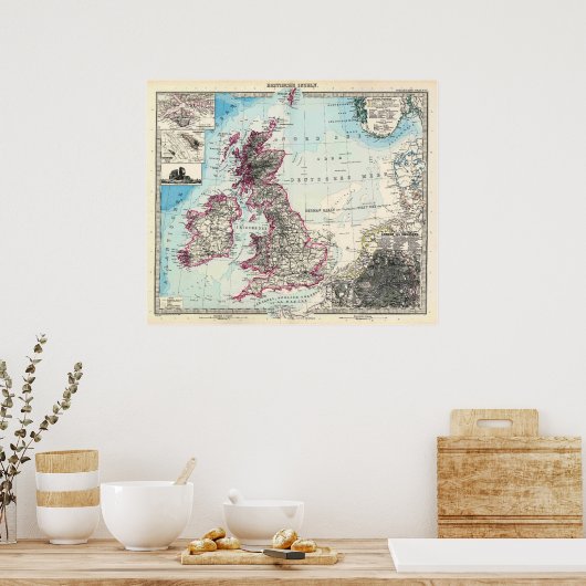 The British Isles ポスター (キッチン)