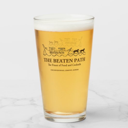 The Broken Path Restaurant, Lemont, IL タンブラーグラス (ドリンク正面)