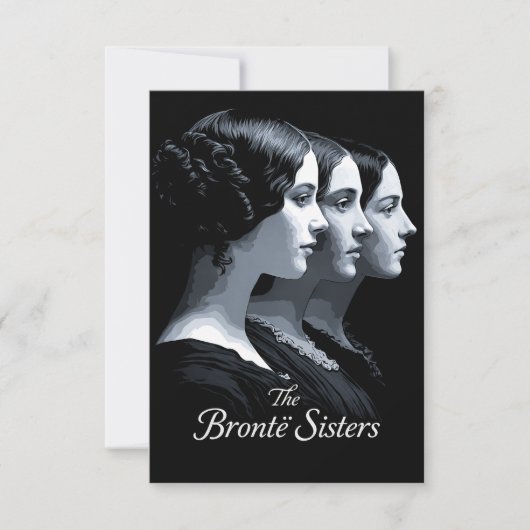 The Brontë Sisters サンキューカード (正面)