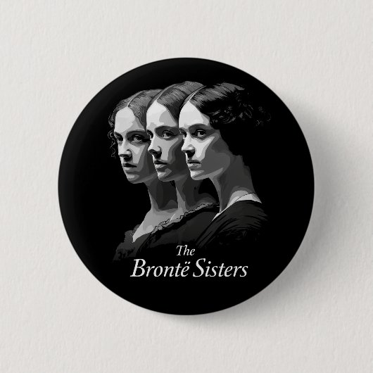 The Brontë Sisters 缶バッジ (正面)