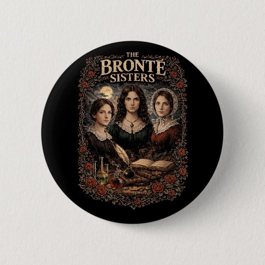 The Brontë Sisters 缶バッジ (正面)