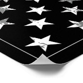 The Bronx | New York American Flag ポスター (角)