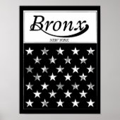 The Bronx | New York American Flag ポスター (正面)