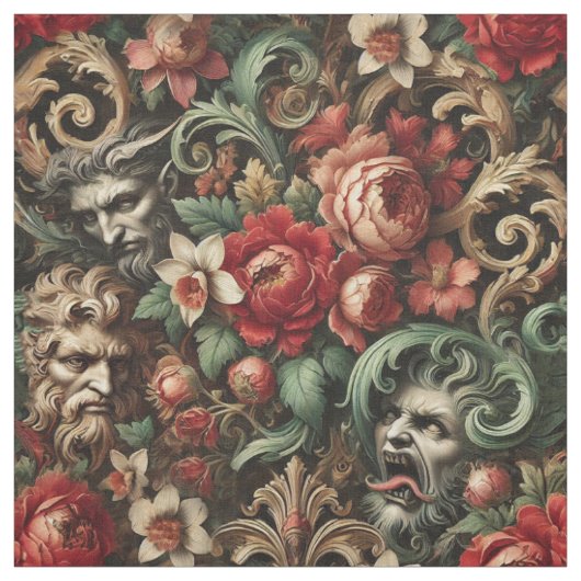The Brothers Green - Gothic Statement Tile ファブリック (見本)