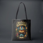 The Brothers Grimm トートバッグ<br><div class="desc">An ornate fantasy illustration of the Brothers Grimm surrounded by magical elements and iconic fairy tale imagery,  celebrating the timeless legacy of their enchanted stories.</div>