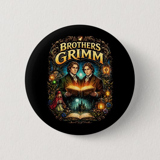The Brothers Grimm 缶バッジ (正面)