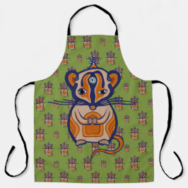 The brown mouse エプロン