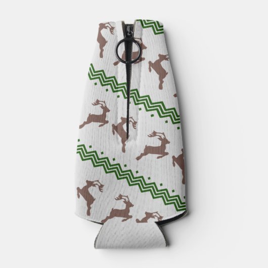 THE BROWN REINDEER PATTERN ボトルクーラー (裏面)