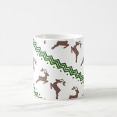 THE BROWN REINDEER PATTERN モーフィングマグカップ (中央)