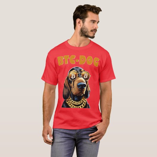 The BTCDOG boy friend Tシャツ (正面フル)