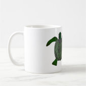 The bubble wrap turtle. (Chelonia anthropoceaenum) コーヒーマグカップ (左)