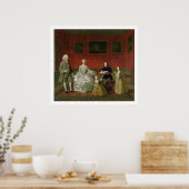 The Buckley-Boar Family, c.1758-60 (キャンバス上の油) ポスター (キッチン)