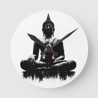 The Buddha wall clock  ラウンド壁時計