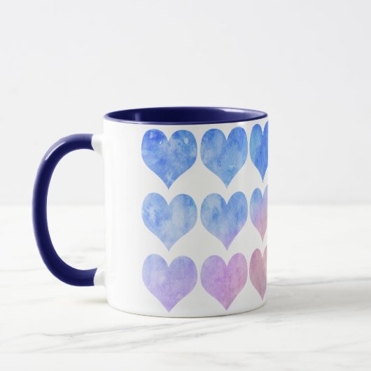The Bue Heart Mug マグカップ (左)