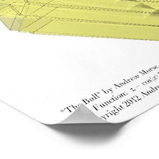 The Bull – プログラム式 ポスター (角)