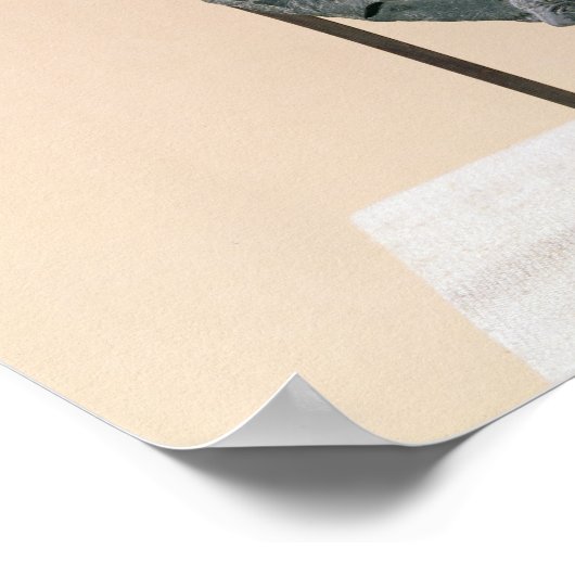 The Bull Palette, from Abydos, c.3500-3100 BC ポスター (角)