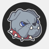 The Bulldog Breakdown Stickers ラウンドシール (正面)