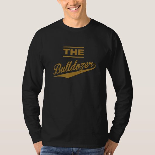 The Bulldozer  Bulldozer Force Outfit  Bulldozer D Tシャツ (正面)