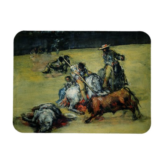 The Bullfight, c.1825 (キャンバス上の油) マグネット (横)