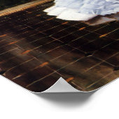 The Bunch of Lilacs by James Tissot ポスター (角)