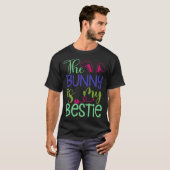 The Bunny is My Bestie for Easter Day Cute Rabbit  Tシャツ (正面フル)