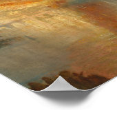 The Burning of the Houses of Parliament - Turner ポスター (角)