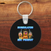 The Burnt Peanut Funny Goop Mr. Peanut Bungulator  キーホルダー (正面)
