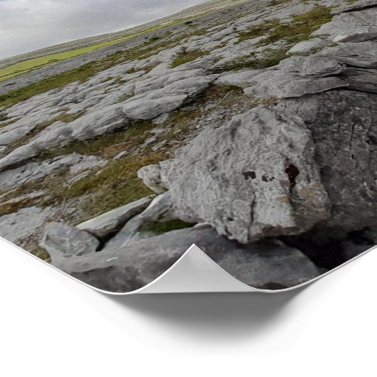 The Burren, Co. Clare, Ireland ポスター (角)