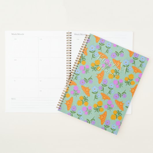 The Butterfly Garden Pattern Planner プランナー手帳 (ディスプレー)