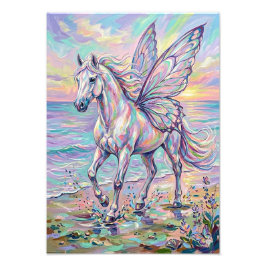 The butterfly horse フォトプリント           