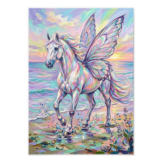 The butterfly horse フォトプリント            (正面)