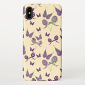 The Butterfly Joy in Cream iPhone XS Max Case iPhoneケース (裏面)
