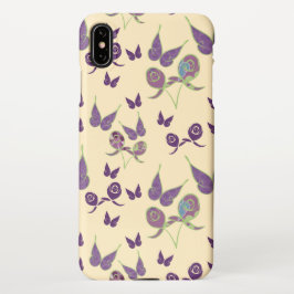 The Butterfly Joy in Cream iPhone XS Max Case Maxケース