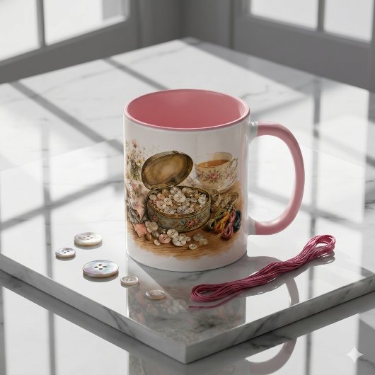The Button Tin マグカップ