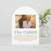 The Cabin Table Number 招待状 (スタンド正面)