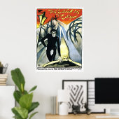 The Cabinet of Dr. Caligari 1920 Restored ポスター (ホームオフィス)