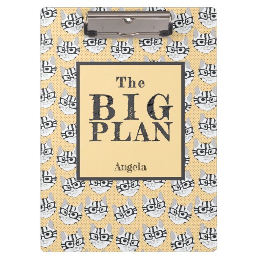 The Cadstudios The Big Plan Beige クリップボード (正面)