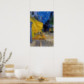 The Cafe Terrace by Vincent Van Gogh ポスター (キッチン)