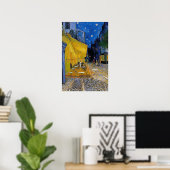 The Cafe Terrace by Vincent Van Gogh ポスター (ホームオフィス)